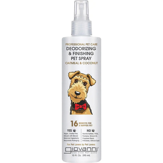 Giovanni Deodorizing & Finishing Spray Professional Pet Care 295ml GIOVANNI