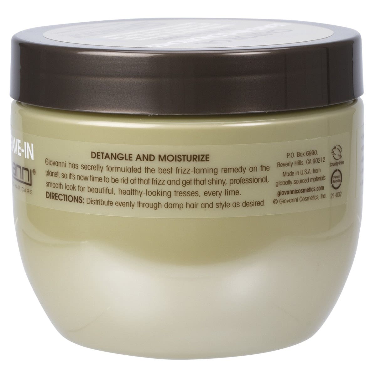 GIOVANNI Leave-in Conditioner Castor Oil (All Hair) 340ml GIOVANNI