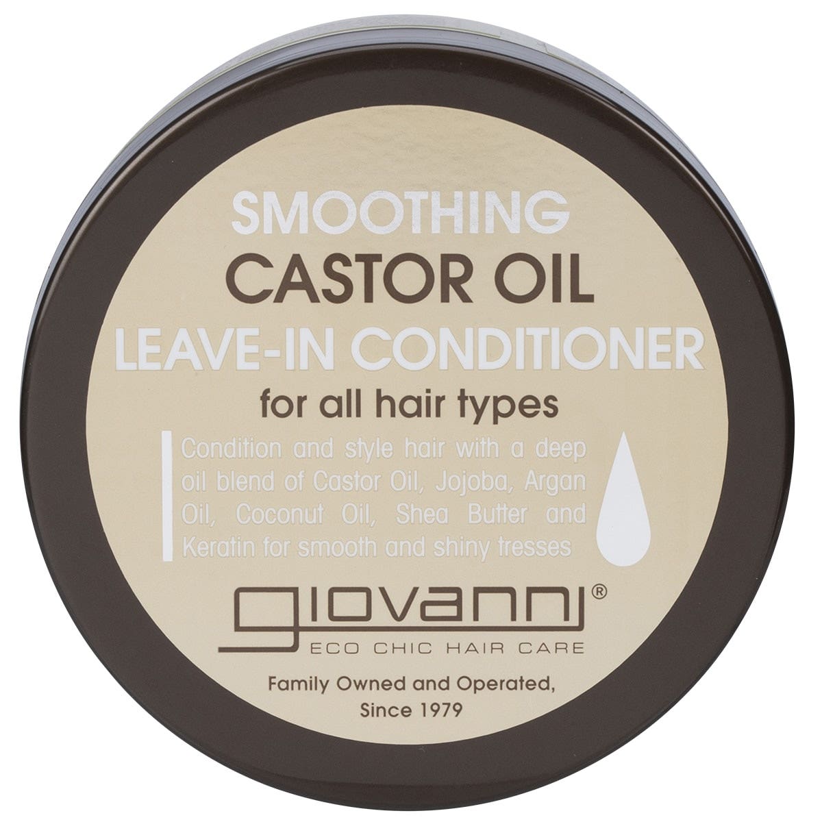 GIOVANNI Leave-in Conditioner Castor Oil (All Hair) 340ml GIOVANNI