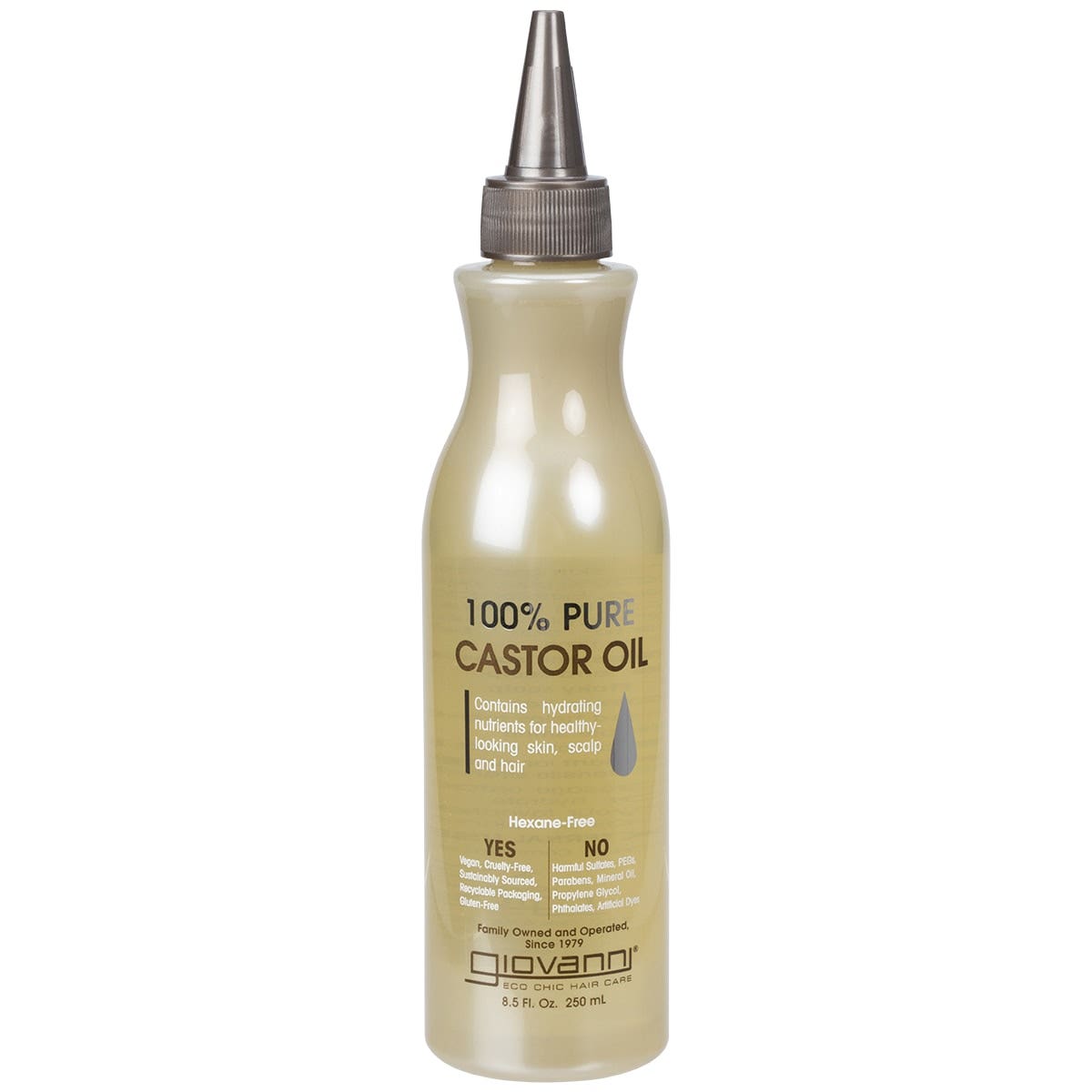 GIOVANNI Castor Oil 100% Pure 250ml GIOVANNI