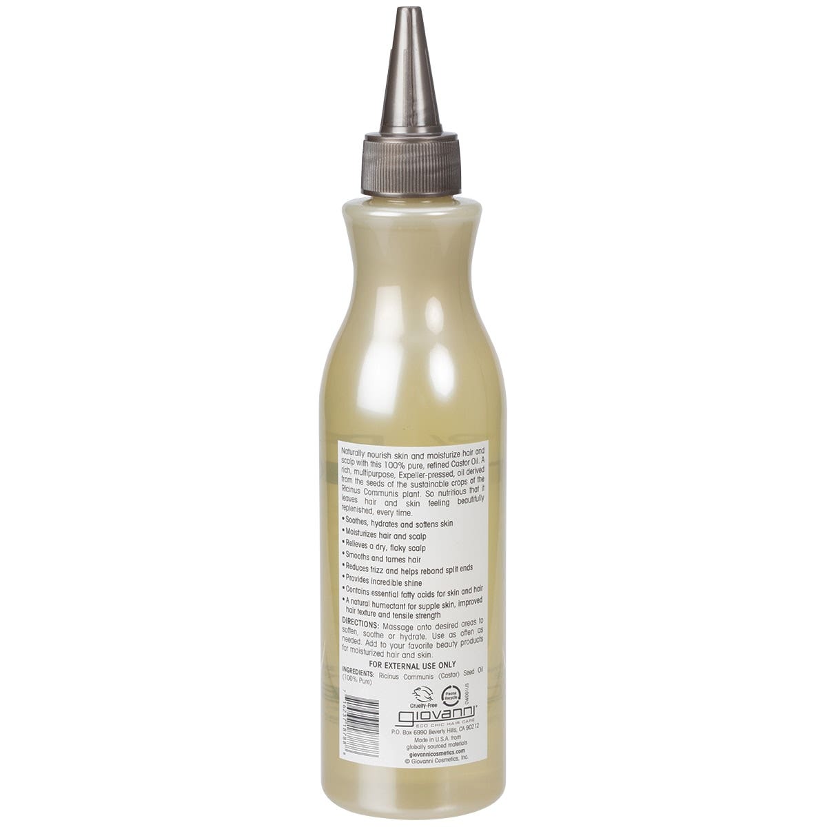 GIOVANNI Castor Oil 100% Pure 250ml GIOVANNI