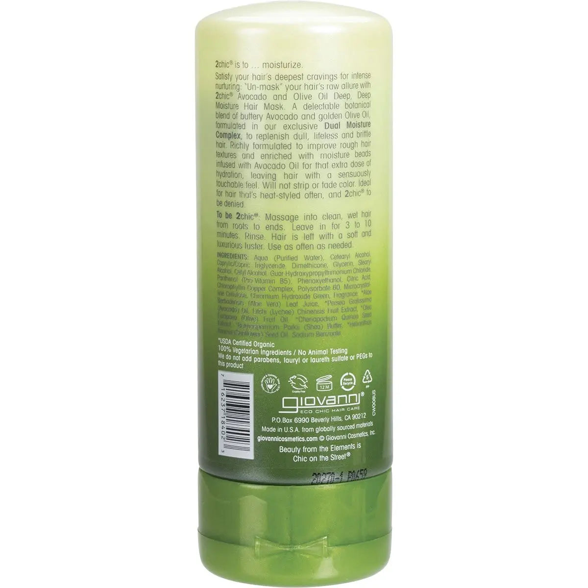 Giovanni Hair Mask - 2chic Ultra-Moist (Dry, Damaged Hair) 147ml GIOVANNI