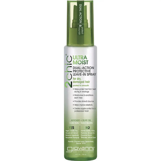 Giovanni Leave-in Spray - 2chic Ultra-Moist (Dry, Damaged Hair) 118ml GIOVANNI