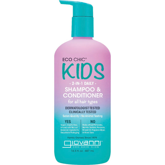 Giovanni Eco Chic Kids 2-in-1 Daily Shampoo & Conditioner 487ml - Cutprice Online