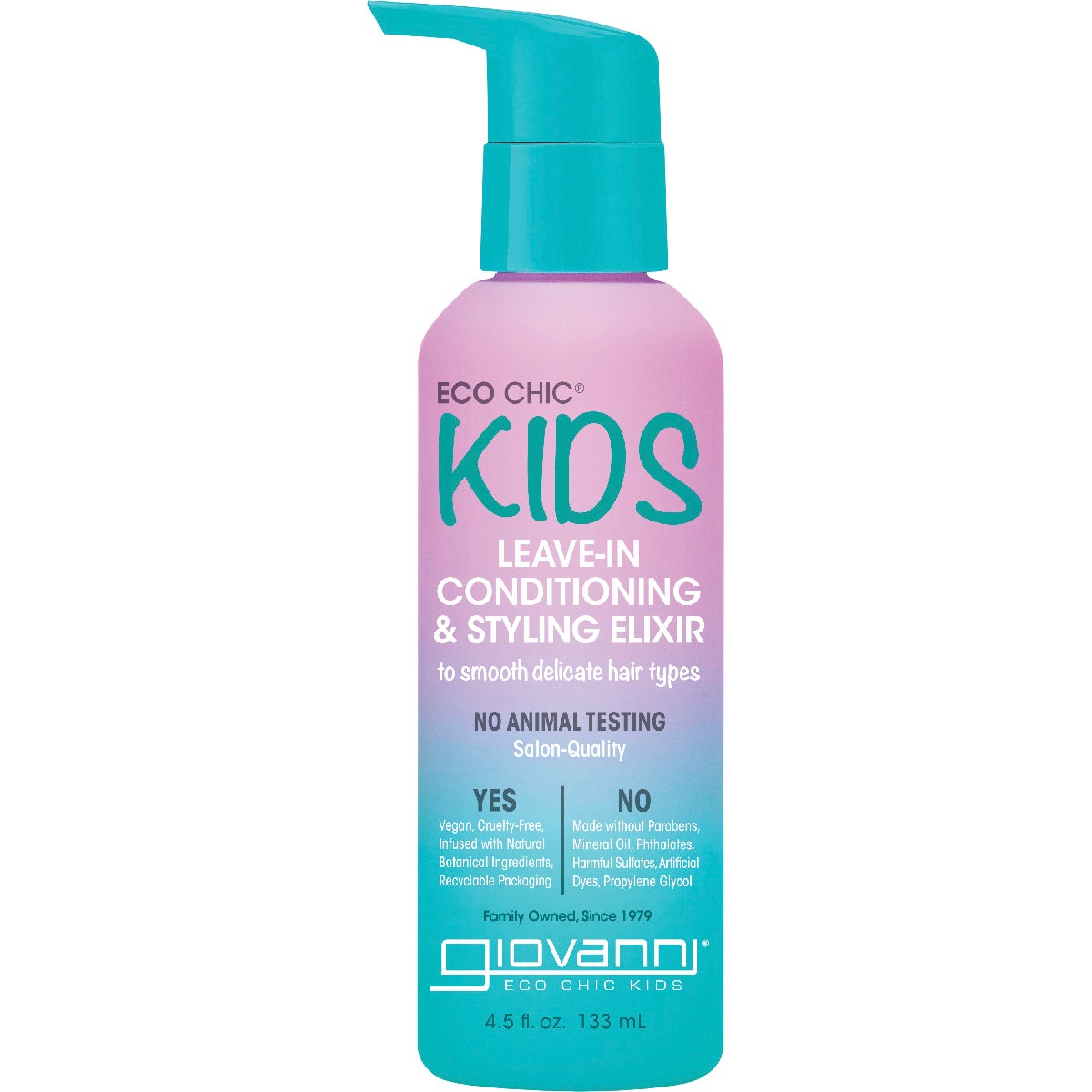 Giovanni Eco Chic Kids Leave-in Conditioning Elixir 133ml - Cutprice Online