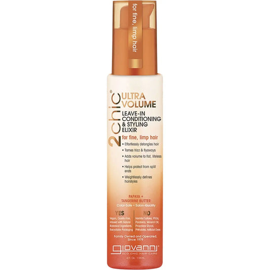 Giovanni Leave-in Conditioner - 2chic Ultra-Volume (Fine, Limp Hair) 118ml GIOVANNI