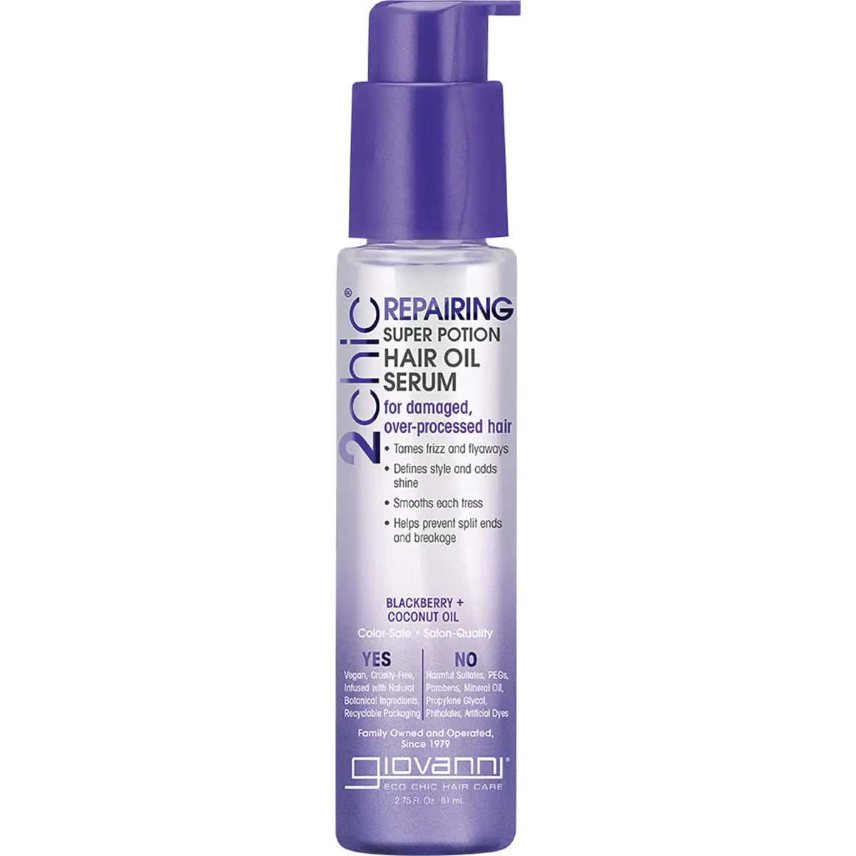 GIOVANNI Hair Oil Serum - 2chic Repairing (Damaged Hair) 81ml GIOVANNI