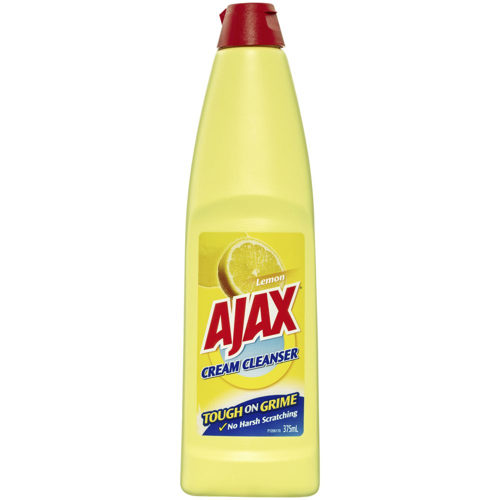 Ajax Cream Cleanser Lemon 375ml - Cutprice Online