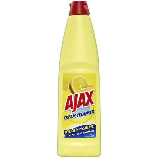Ajax Cream Cleanser Lemon 375ml - Cutprice Online