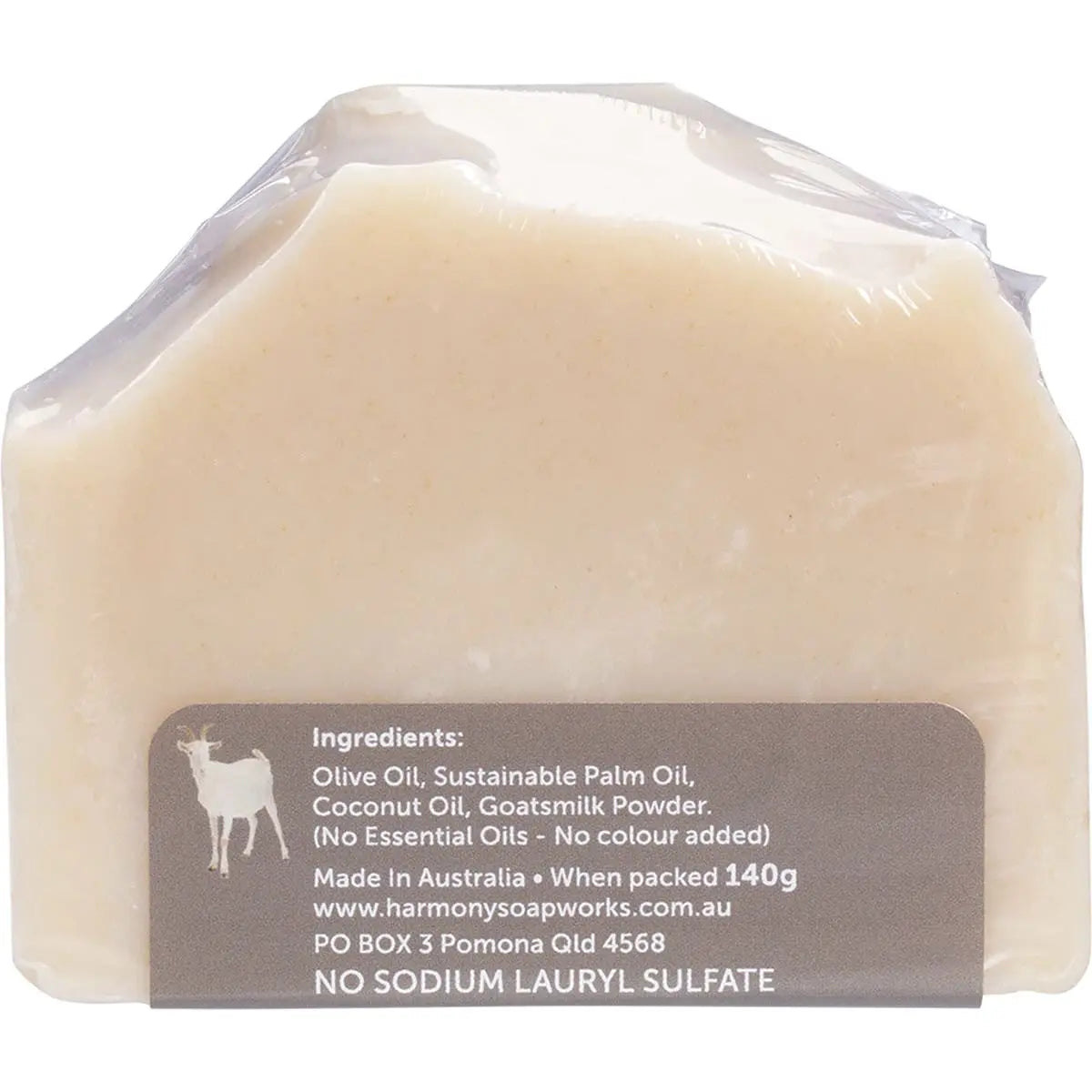 Harmony Soapworks Goat's Milk Soap Unscented 140g HARMONY