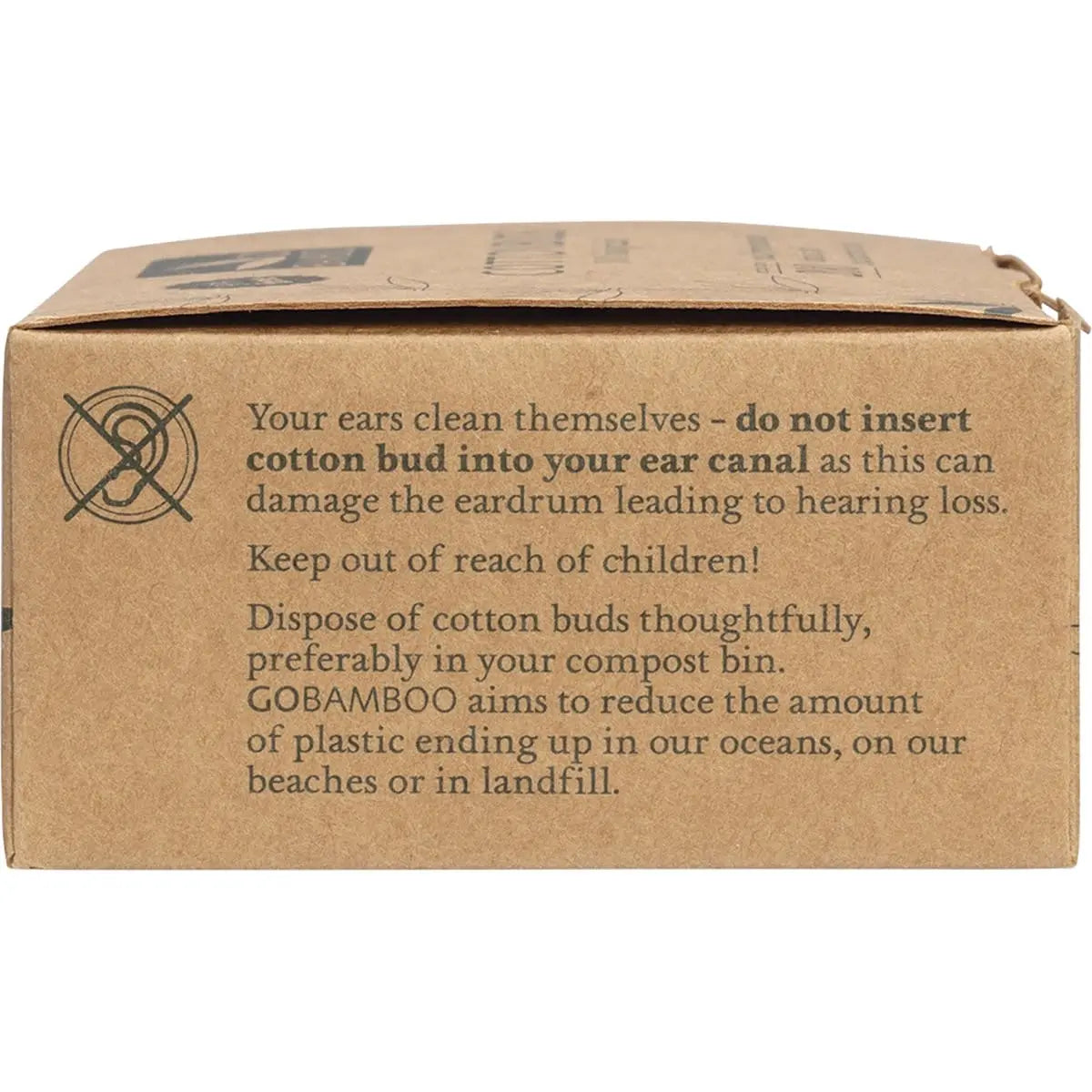 GO BAMBOO Cotton Buds 100% Biodegradable 200 GO BAMBOO