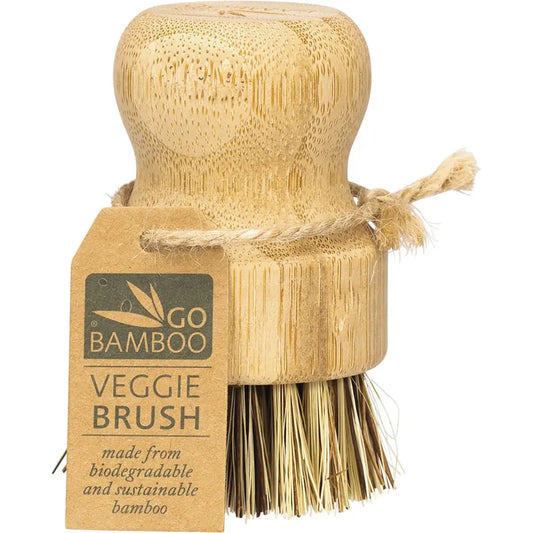 Go Bamboo Veggie Brush 100% Biodegradable 1 GO BAMBOO