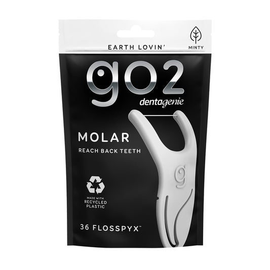 GO2 Dentagenie MOLAR Flosspyx Minty 36pk - Cutprice Online