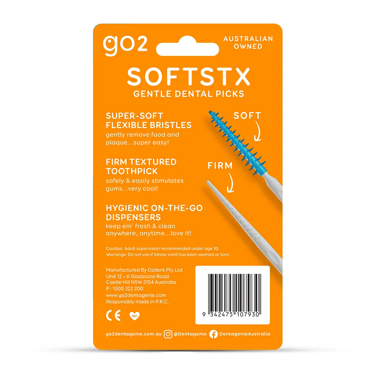 GO2 Dentagenie Softstx Minty 50 Pack New - Cutprice Online