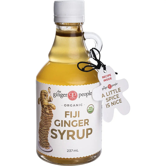 THE GINGER PEOPLE Fiji Ginger Syrup Organic  237ml THE GINGER PEOPLE