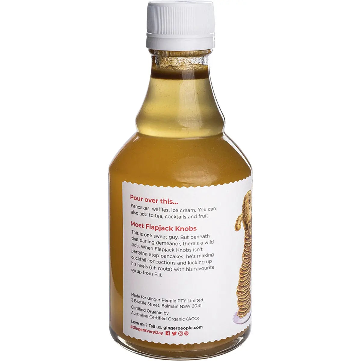 THE GINGER PEOPLE Fiji Ginger Syrup Organic  237ml THE GINGER PEOPLE