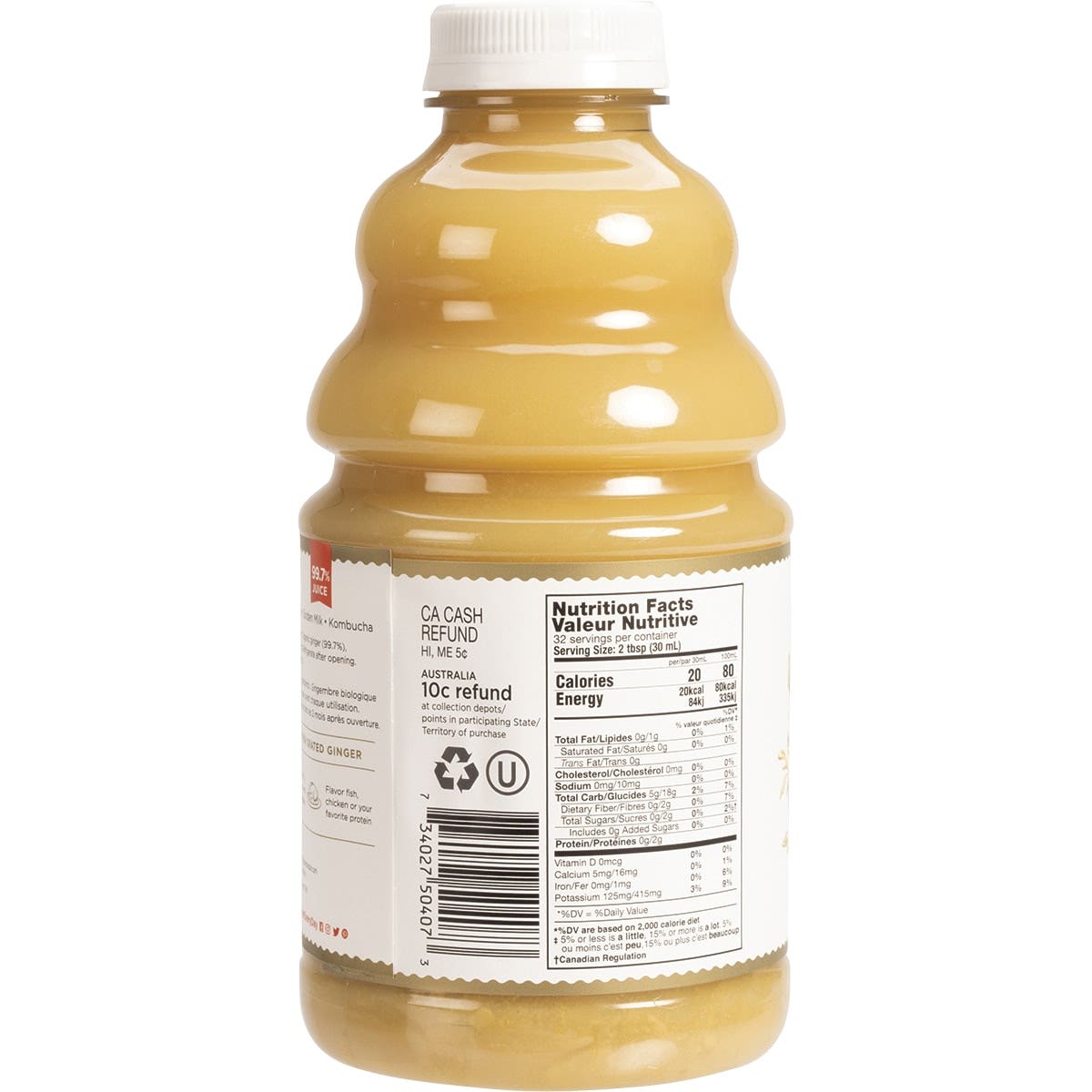 The Ginger People Ginger Juice Organic 946ml - Cutprice Online