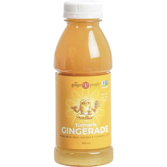 THE GINGER PEOPLE Turmeric Gingerade With Real Ginger & Turmeric Juice 360ml THE GINGER PEOPLE