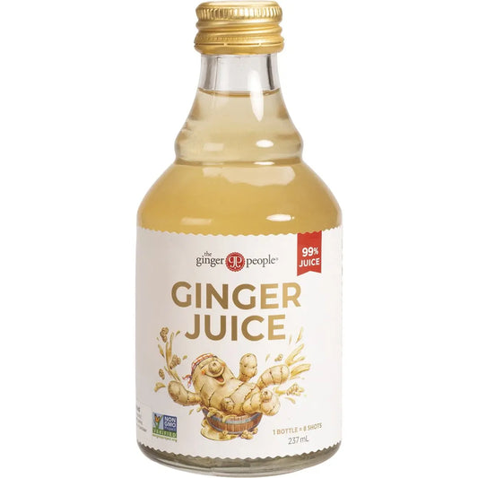 THE GINGER PEOPLE Ginger Juice 99% Juice 237ml THE GINGER PEOPLE