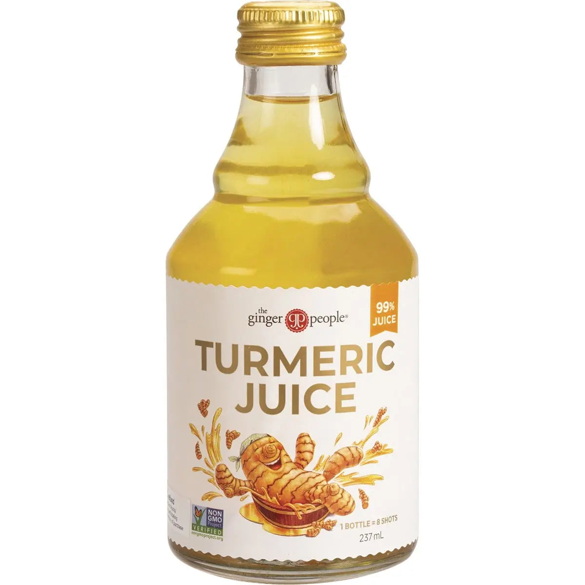 The Ginger People Turmeric Juice 99% Juice 237ml 6PK THE GINGER PEOPLE