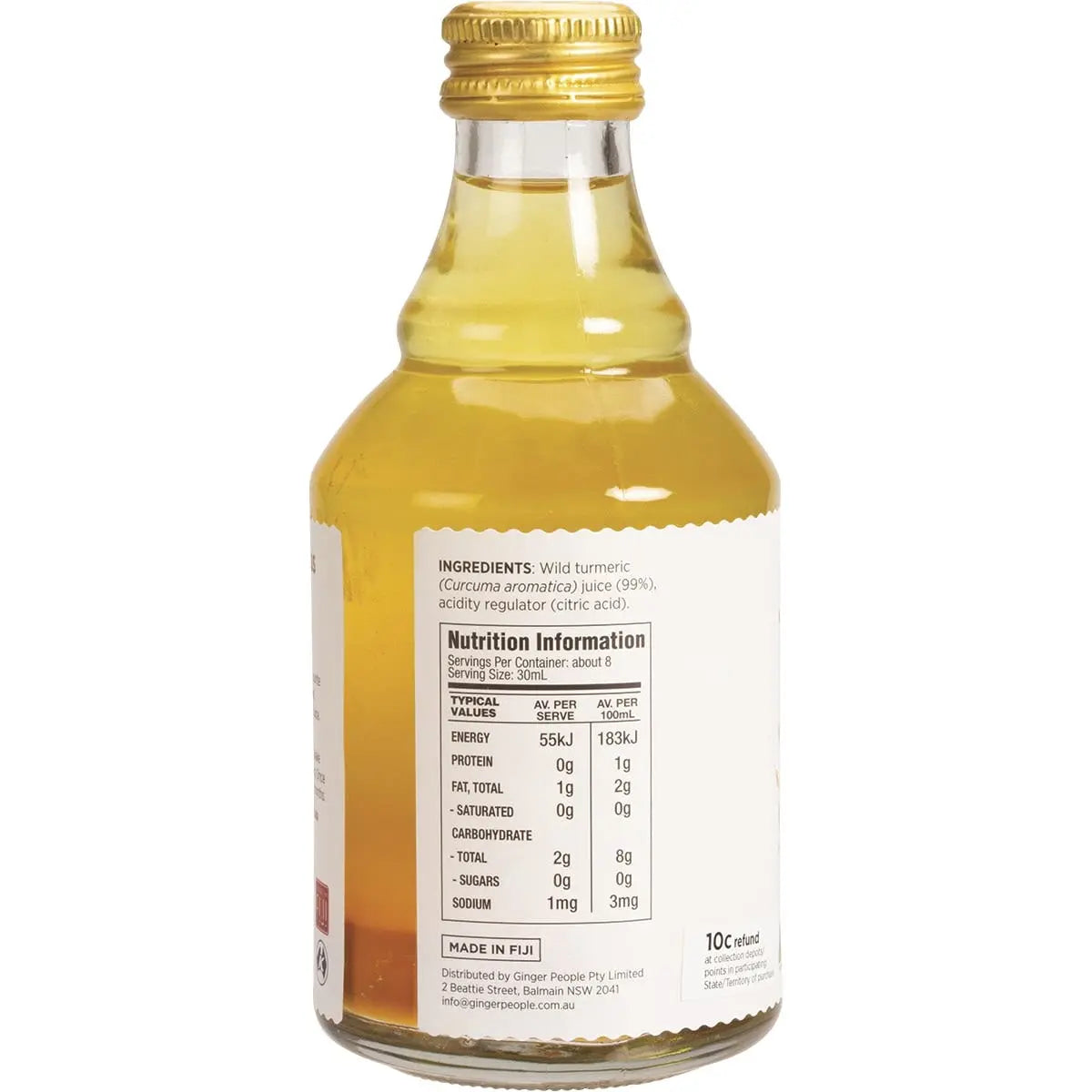 The Ginger People Turmeric Juice 99% Juice 237ml 6PK THE GINGER PEOPLE