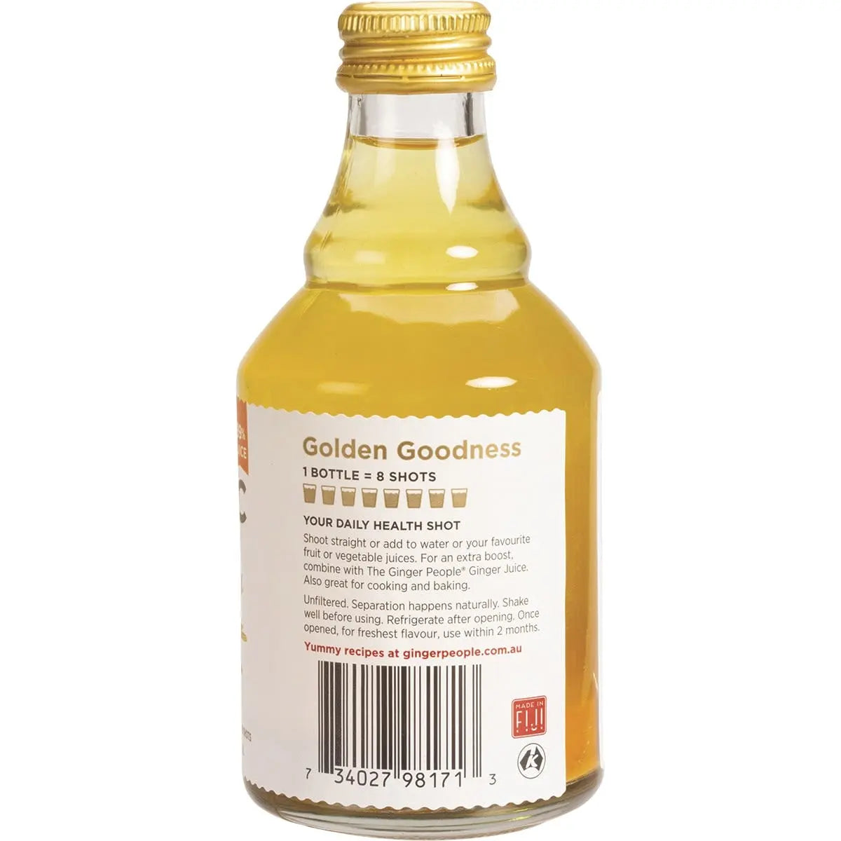 The Ginger People Turmeric Juice 99% Juice 237ml 6PK THE GINGER PEOPLE