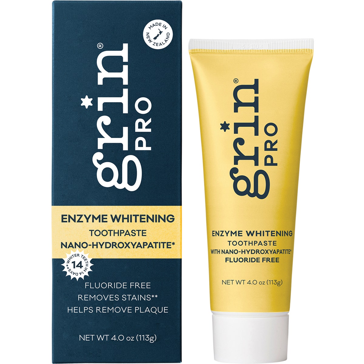 Grin Pro Toothpaste Enzyme Whitening Nano-Hydroxyapatite 113g - Cutprice Online