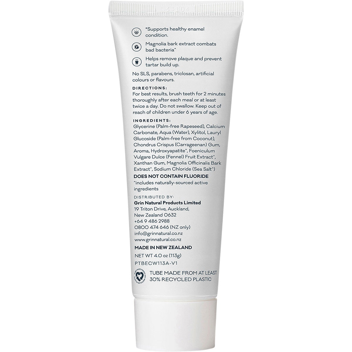 Grin Pro Toothpaste Enamel Care with Nano-Hydroxyapatite 113g - Cutprice Online