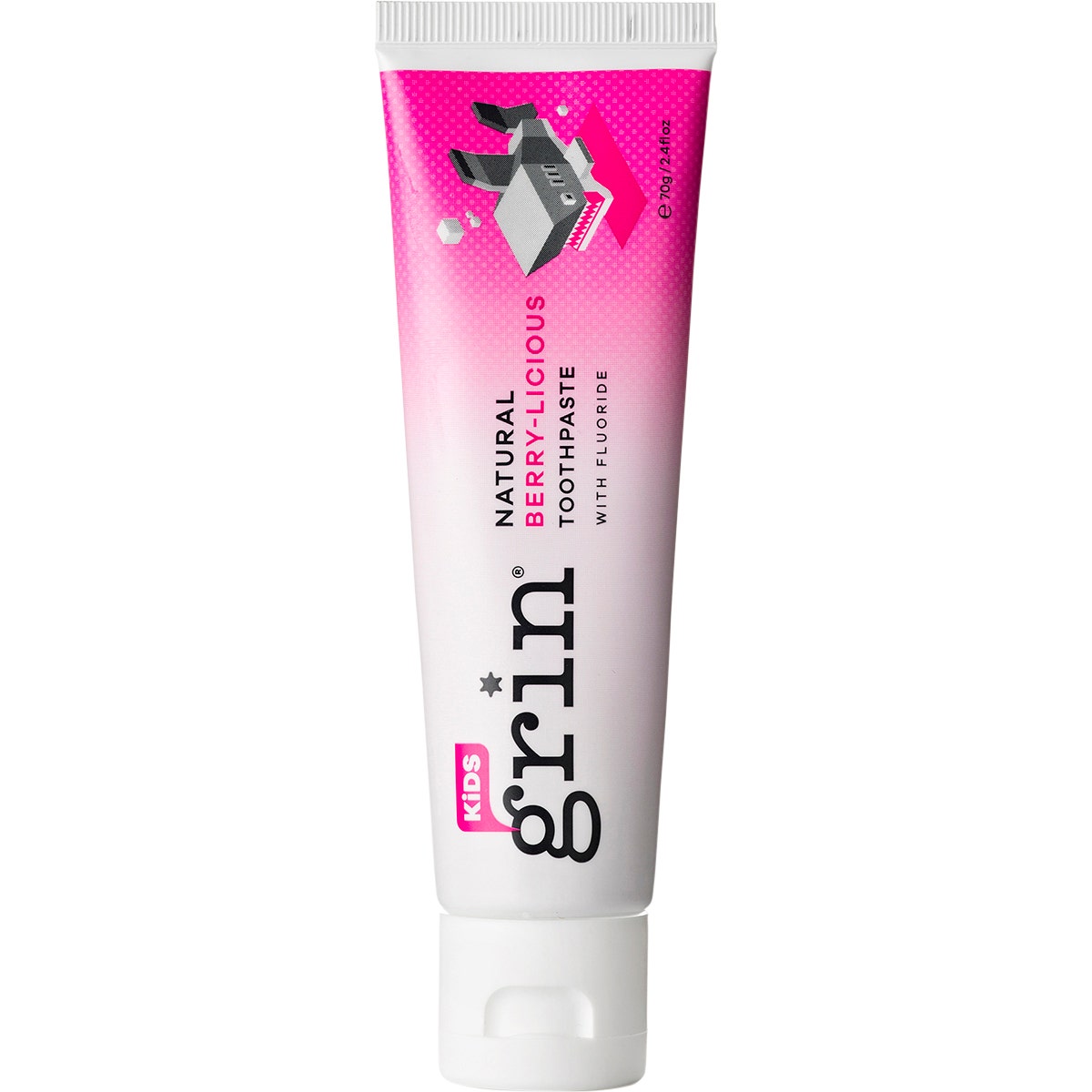 GRIN Toothpaste Kids Berry-Licious with Fluoride 70g - Cutprice Online