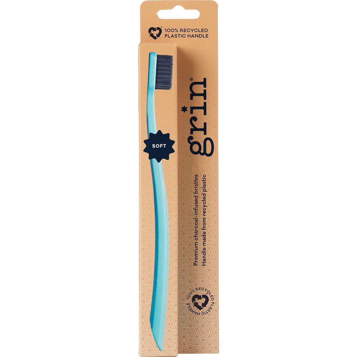 GRIN 100% Recycled Toothbrush Soft Mint, Ivory x8 - Cutprice Online