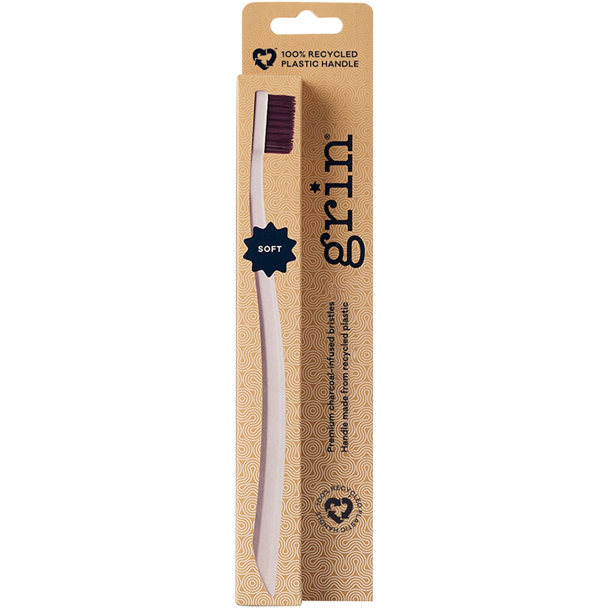 GRIN 100% Recycled Toothbrush Soft Mint, Ivory x8 - Cutprice Online