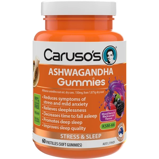 Caruso's ASHWAGANDHA Gummies 60 Pastilles