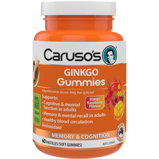 Caruso's GINKGO Gummies 60 Pastilles