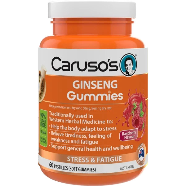 Caruso's GINSENG Gummies 60 Pastilles