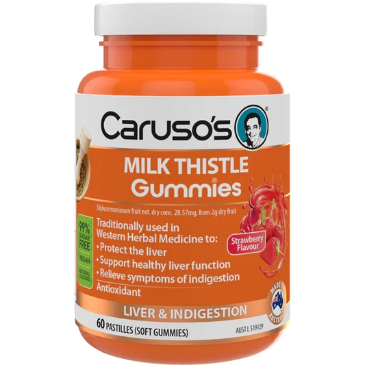 Caruso’s MILK THISTLE Gummies 60 Pastilles