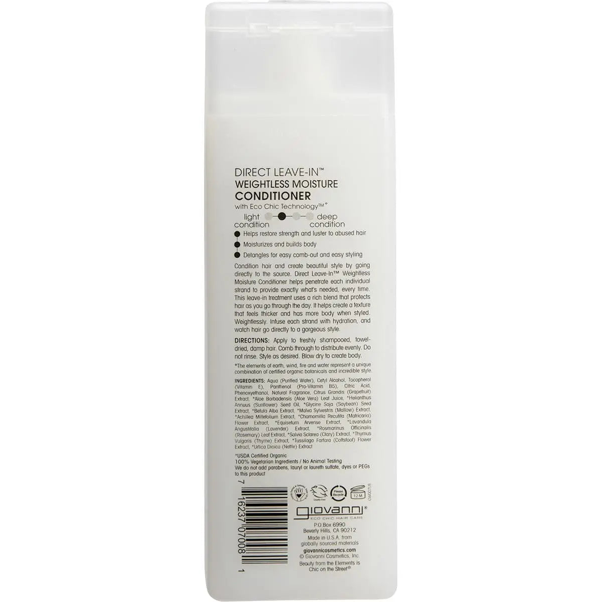 GIOVANNI Conditioner Direct Leave-in (All Hair) 250ml GIOVANNI