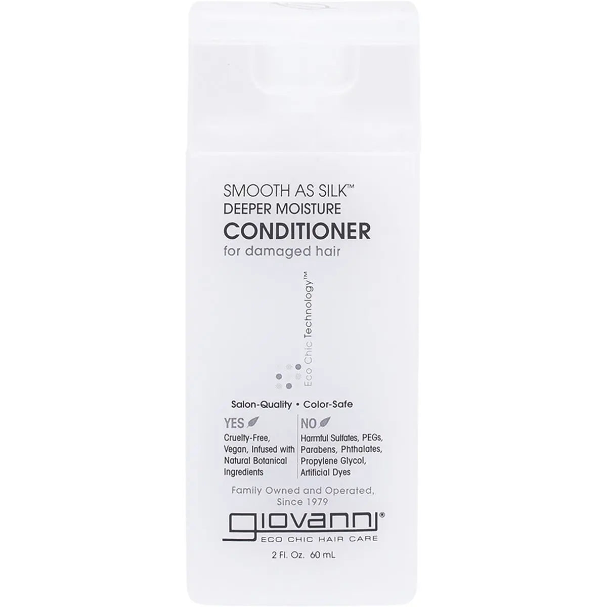 GIOVANNI Conditioner (Mini) Smooth As Silk (Damaged Hair) 60ml GIOVANNI