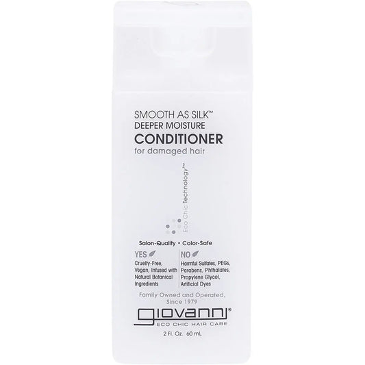 GIOVANNI Conditioner (Mini) Smooth As Silk (Damaged Hair) 60ml GIOVANNI
