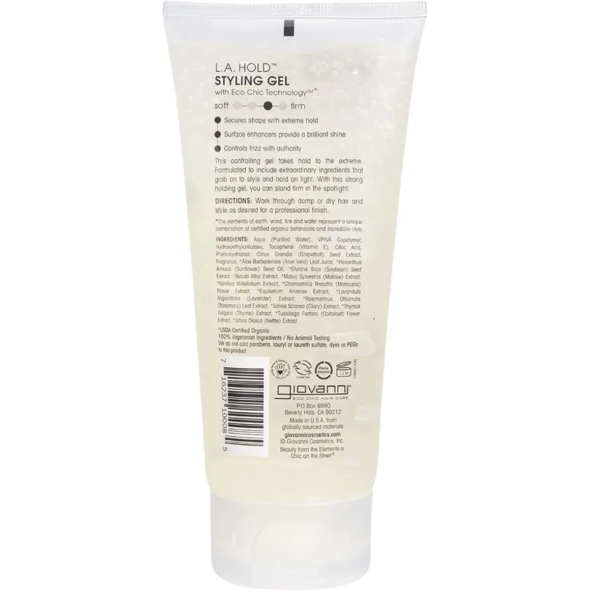 GIOVANNI Hair Styling Gel L.A. Hold 200ml GIOVANNI