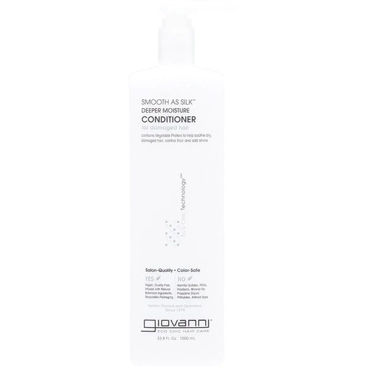 Giovanni Conditioner Smooth As Silk (Damaged Hair) 1L GIOVANNI