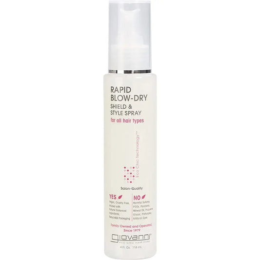 GIOVANNI Hair Shield & Style Spray Rapid Blow-Dry 118ml GIOVANNI