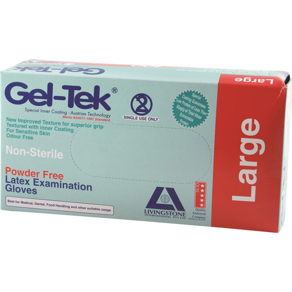 Latex Gloves Powder Free Large x 100 Pack - Cutprice Online