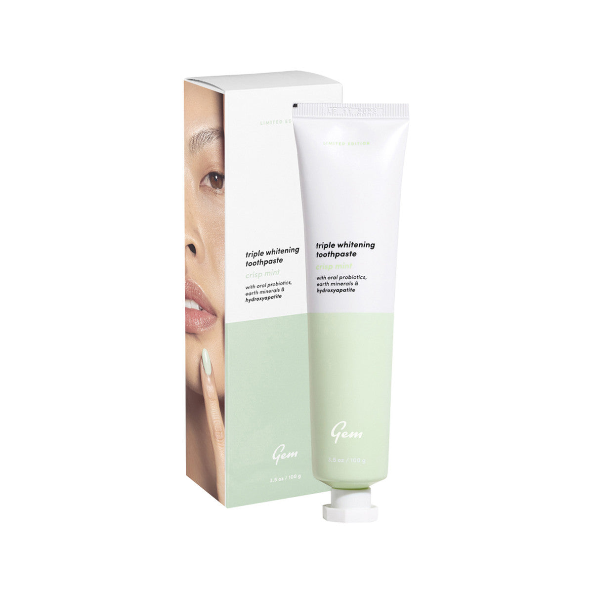 Gem Triple Whitening Toothpaste Crisp Mint 100g - Cutprice Online