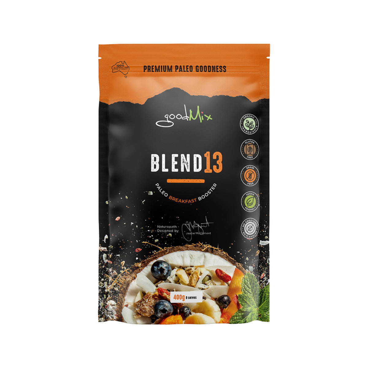 GoodMix Superfoods Blend 13 (Paleo Breakfast Booster) 400g - Cutprice Online