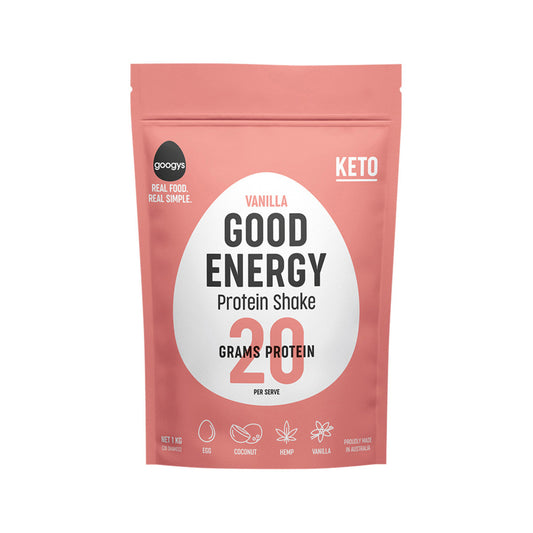 Googys Good Energy Protein Shake Vanilla 1kg - Cutprice Online