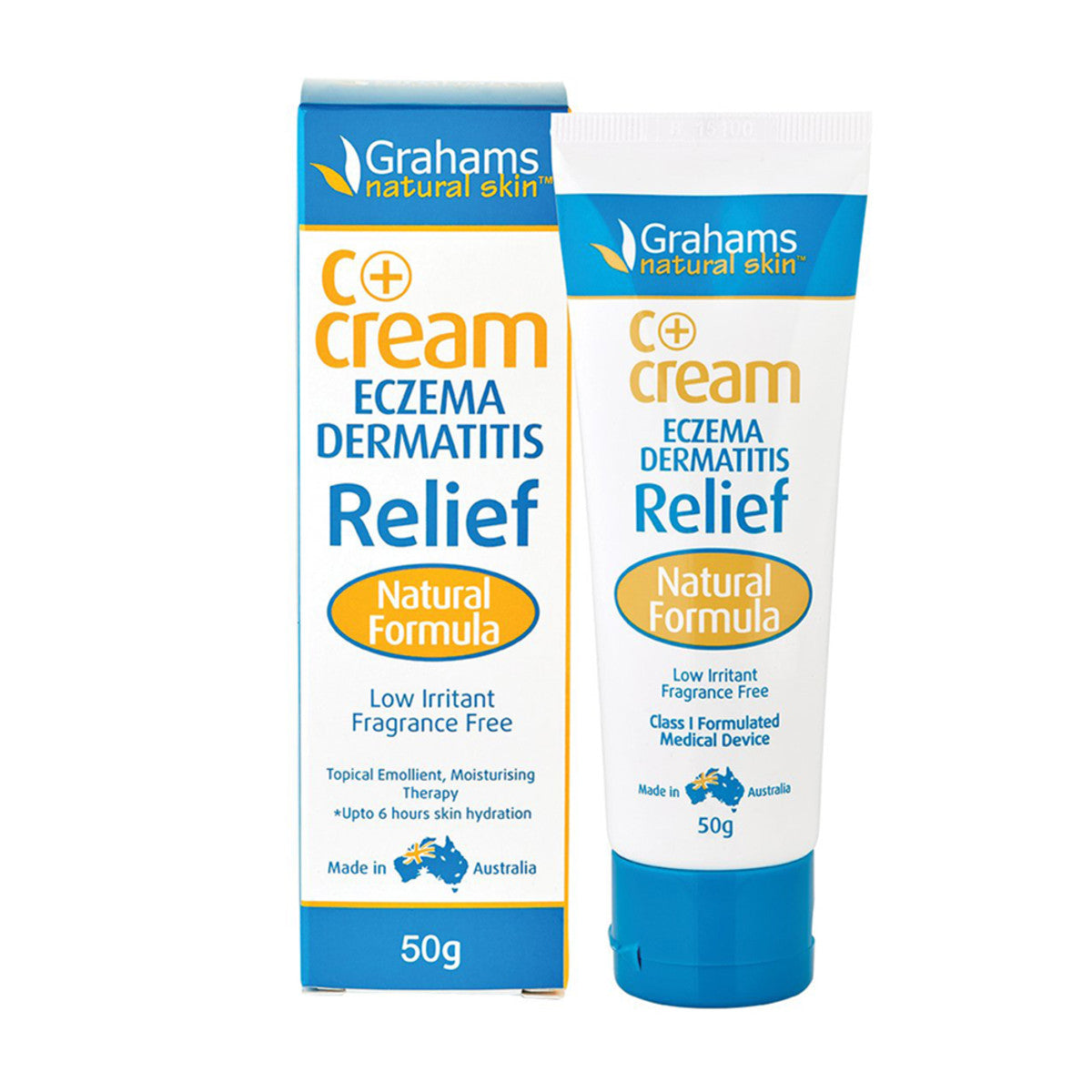 Grahams Natural C+ Cream (Eczema & Dermatitis Relief) 50g - Cutprice Online