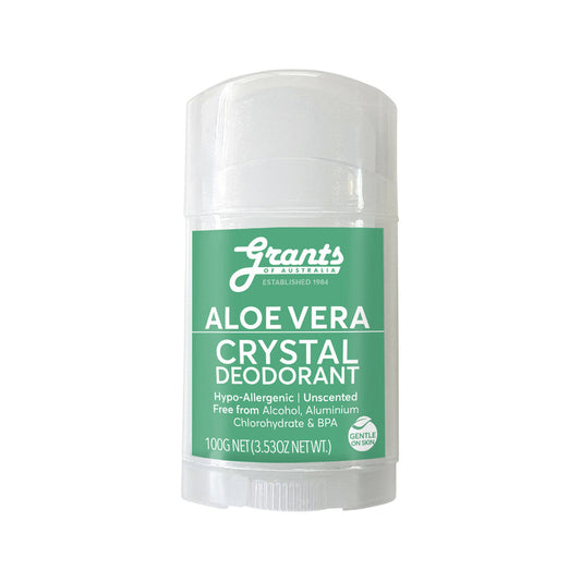 Grants Of Australia Crystal Deodorant Stick Aloe Vera 100g - Cutprice Online