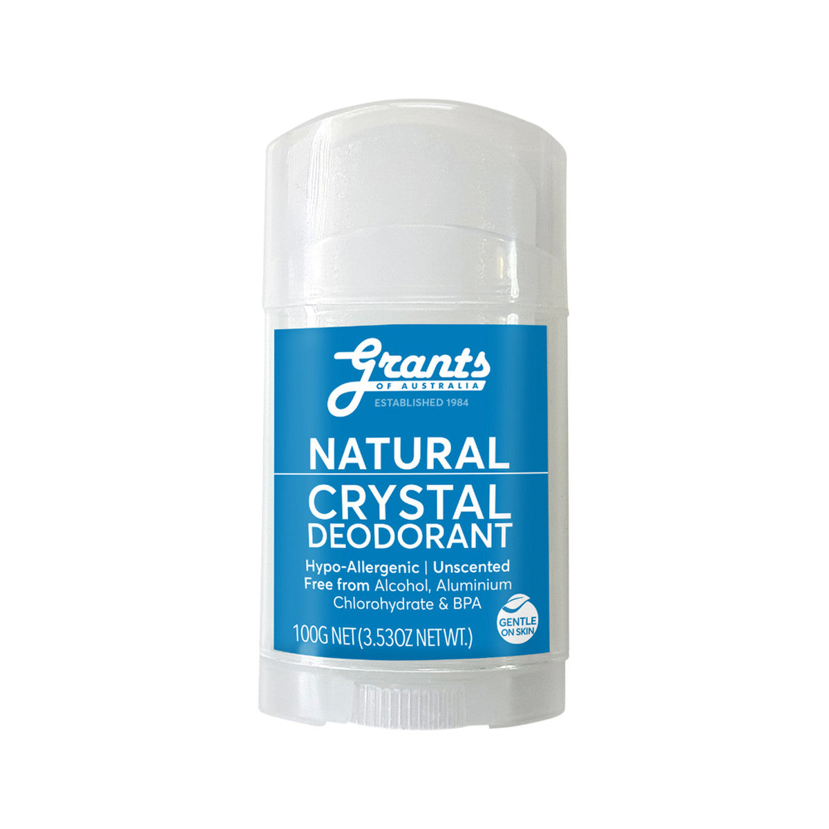 Grants Of Australia Crystal Deodorant Stick Natural 100g - Cutprice Online