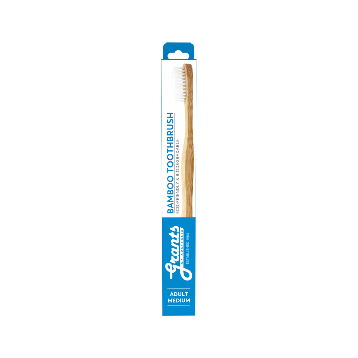 Grants Of Australia Biodegradable Bamboo Toothbrush Adult Medium - Cutprice Online