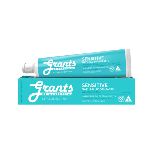 Grants Of Australia Natural Toothpaste Sensitive with Mint 100g - Cutprice Online